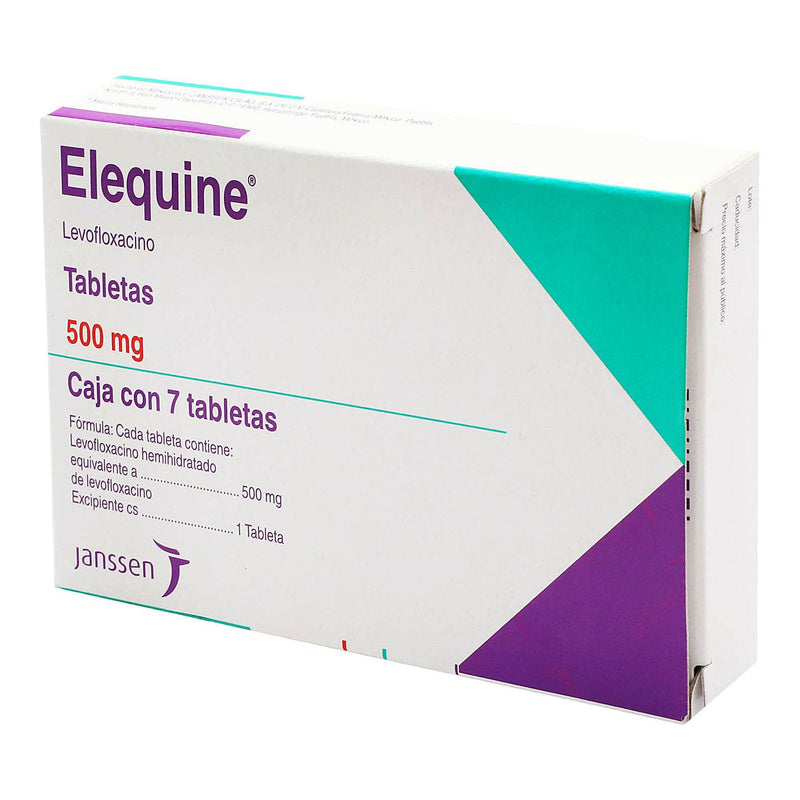 Elequine 500Mg Con 7 Tabletas (Levofloxacino) - WeCare Pharma
