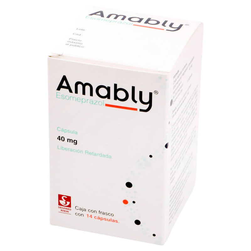 Amably 40Mg Con 14 Capsulas (Esomeprazol) - WeCare Pharma