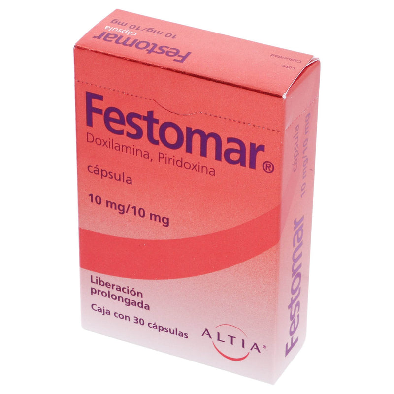 Festomar 10Mg/10Mg Con 30 Capsulas (Doxilamina/Piridoxina) - WeCare Pharma