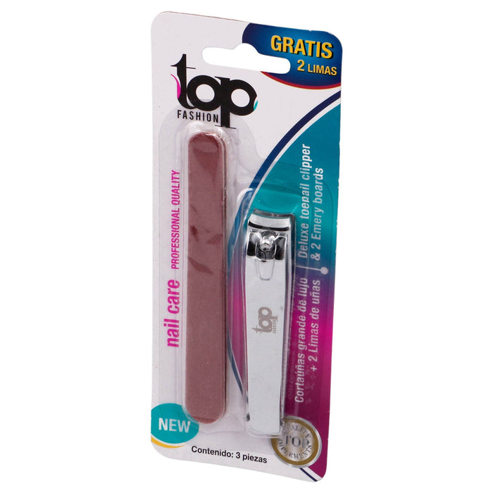 Corta Uñas C/Lima Top Fashion Con 1 - WeCare Pharma