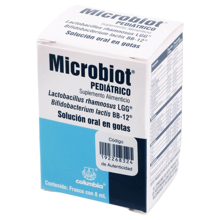 Microbiot Pediatrico Gotas 8Ml (Suplemento Alimenticio) - WeCare Pharma