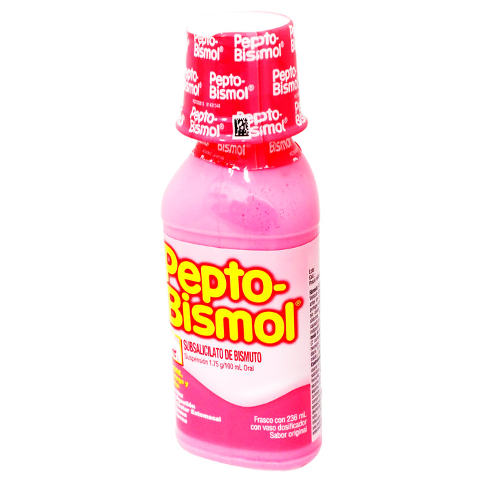 Pepto Bismol Suspensión 1.75G/100Ml 236Ml (Subsalicilato De Bismuto) 4 - 020800753050