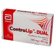 Controlip Dual 145Mg/40Mg Con 30 Tabletas (Fenobibrato/Simvastatina) - WeCare Pharma