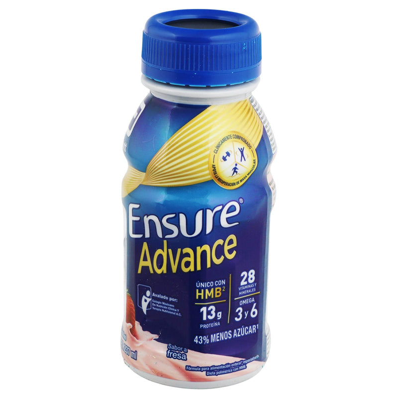 Ensure Advance Frasco 237Ml Fresa (Suplemento Alimenticio) - WeCare Pharma