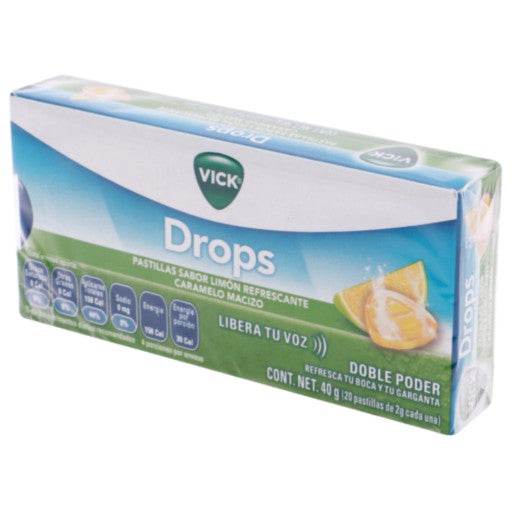 Vick Drops Pastillas 2G Con 20 Limon - WeCare Pharma