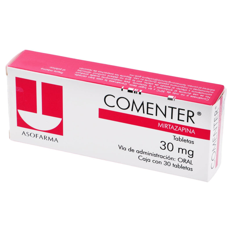 Comenter 30Mg Con 30 Tabletas (Mirtazapina) - WeCare Pharma