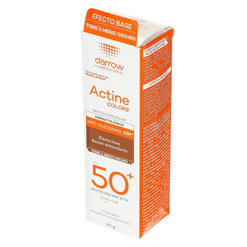 Darrow Actine Colors Fps50 Tono 3 Medio Oscuro 40G - WeCare Pharma