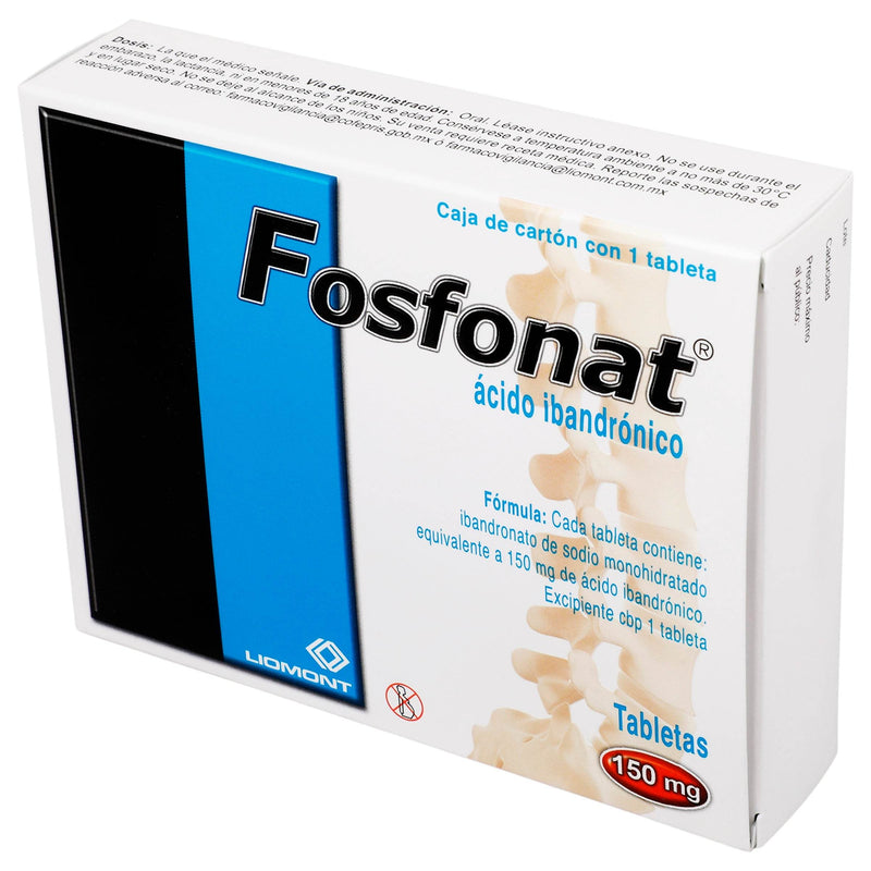 Fosfonat 150Mg Con 1 Tabletas (Acido Ibandronico) - WeCare Pharma