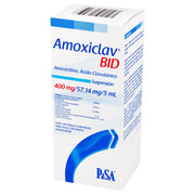 Amoxiclav Bid Suspensión 400/57.1 Mg 70 Ml (Amoxicilina/Acido Clavulanico) - WeCare Pharma