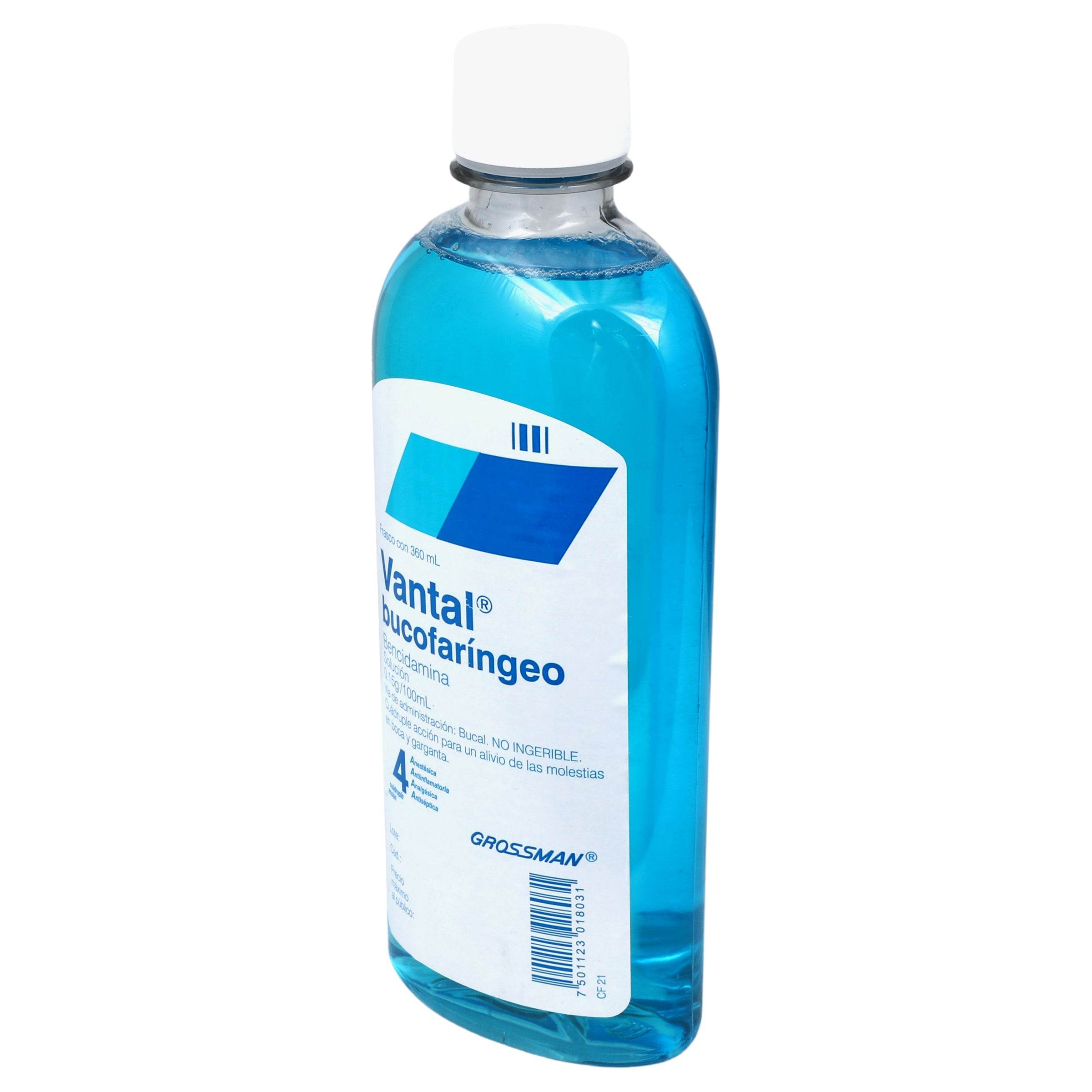 Vantal Bucofaringeo (Bencidamida) Solución 0.15G/100Ml — WeCare Pharma