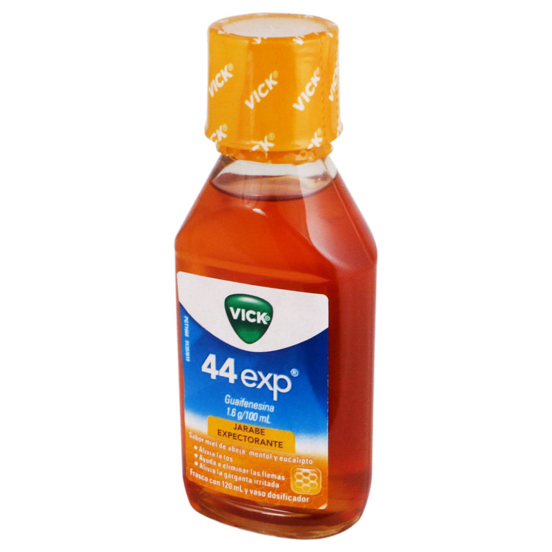 Vick Miel 44 Jarabe 1.6G/100Ml 120Ml (Guaifenesina) - WeCare Pharma