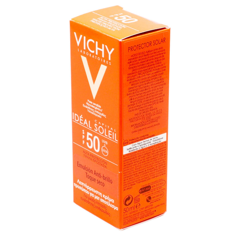 Vichy Ideal Soleil Toque Seco Fps50 50Ml - WeCare Pharma