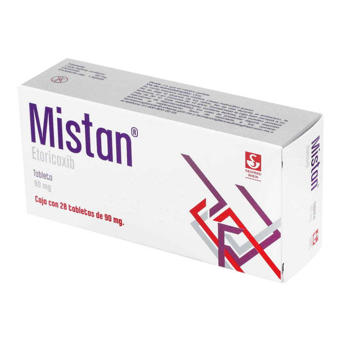 Mistan 90Mg Con 28 Tabletas (Etoricoxib) - WeCare Pharma