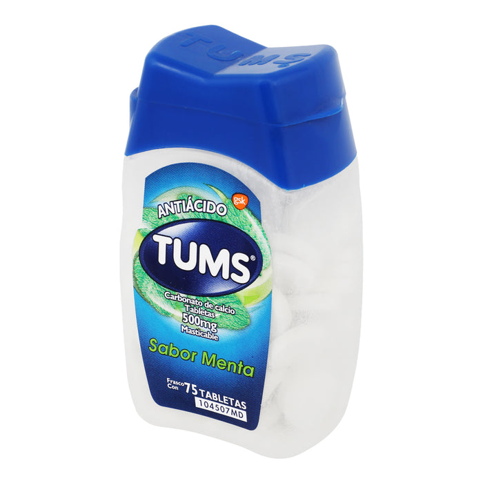 Tums Mast 500Mg Con 75 Tabletas (Carbonato De Calcio) 3 - 7501065054128