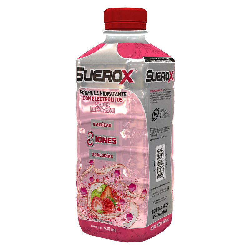 Suerox 8Iones Frasco 630Ml Fresa-Kiwi (Electrolitos Orales) - WeCare Pharma