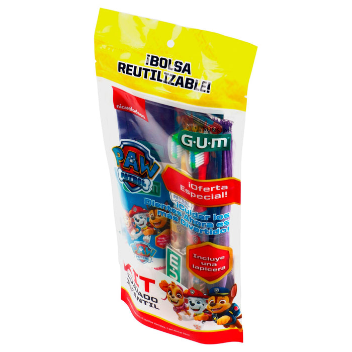Kit Gum Cuidado Infantil Paw Patrol C/Lapicera - WeCare Pharma