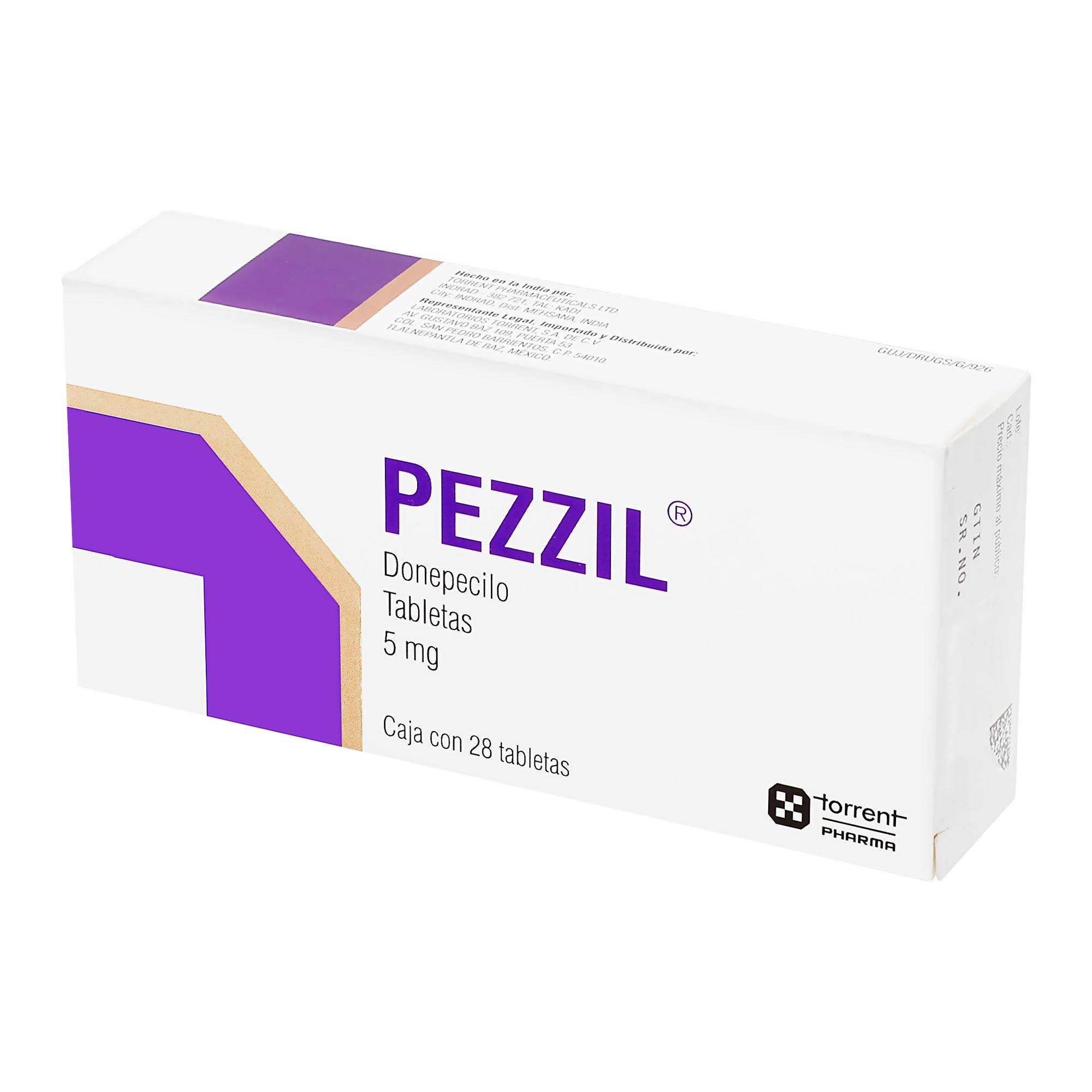 Pezzil 5Mg Con 28 Tabletas (Donepezilo) 3 - 8903855053844