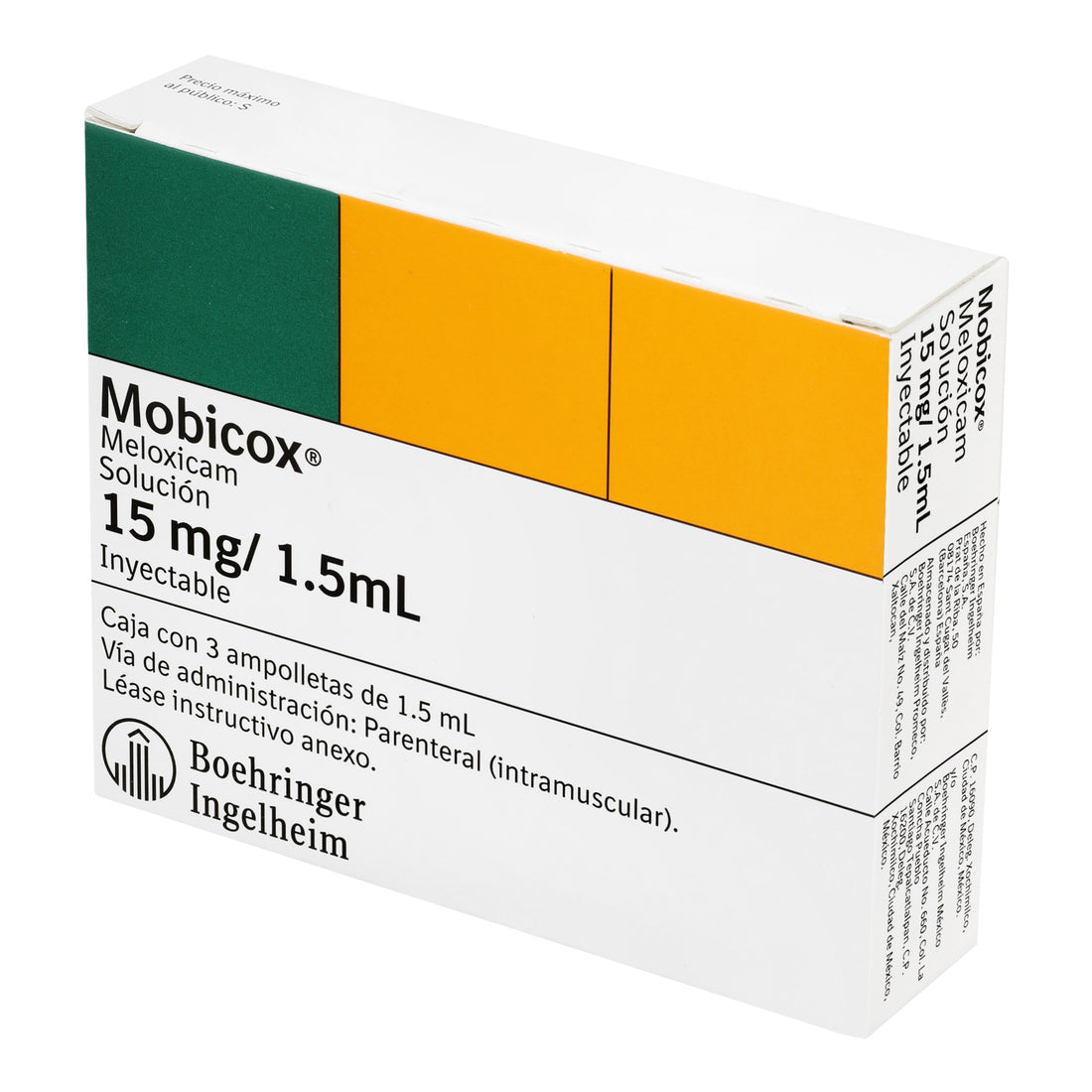 Mobicox 15Mg/1.5Ml Con 3 Ampulas (Meloxicam) 3 - 7501037990034