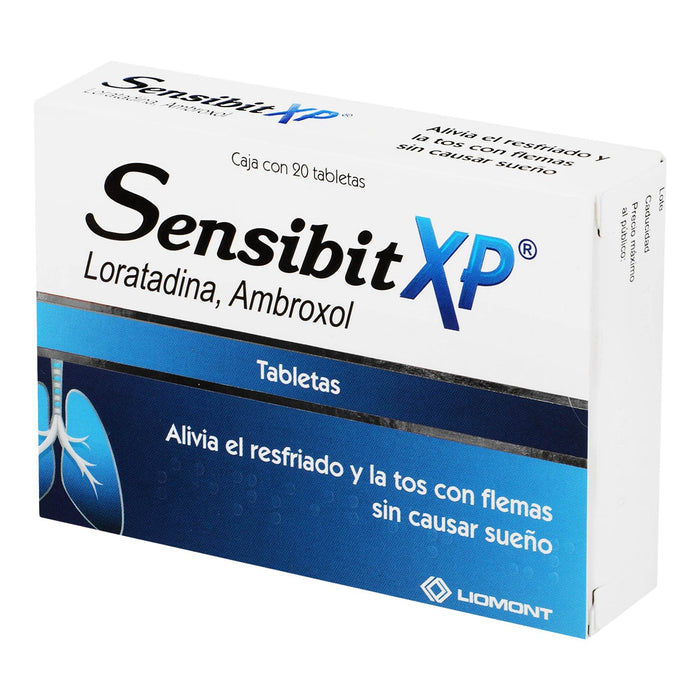 Sensibit Xp 5Mg/30Mg Con 20 Tabletas (Loratadina/Ambroxol) - WeCare Pharma