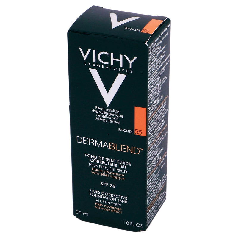 Vichy Dermablend Fluido 55 Bronce Fps35 20Ml - WeCare Pharma