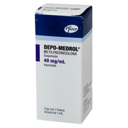 Depo-Medrol Frasco 40Mg Con 1 Ampulas (Metilprednisolona) - WeCare Pharma