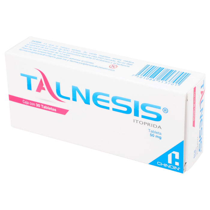 Talnesis 50Mg Con 30 Tabletas (Itoprida) 3 - 7501088513701