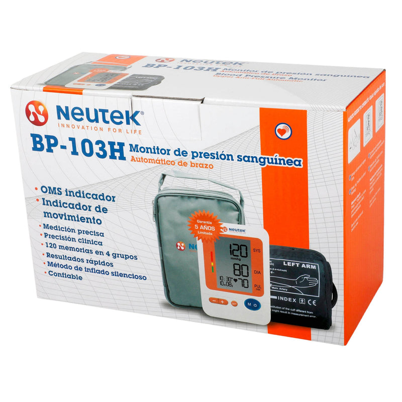 Monitor De Presión Arterial Digital Neutek Brazo - WeCare Pharma