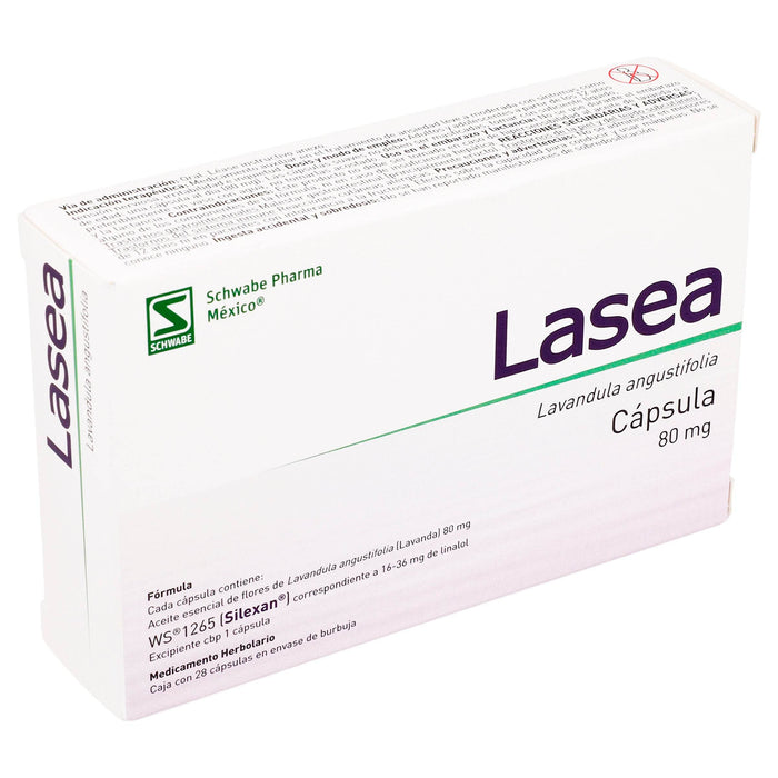 Lasea 80Mg Con 28 Capsulas (Lavandula Angustofilia) - WeCare Pharma