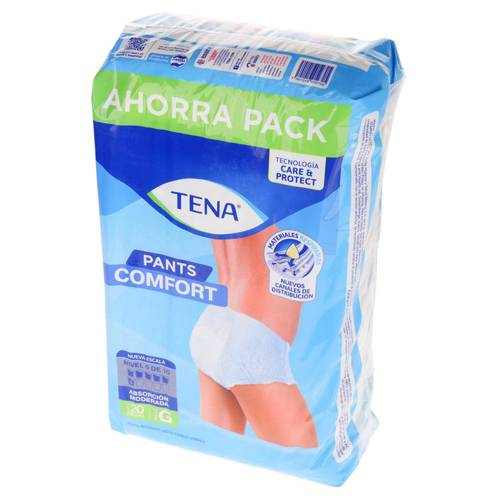 Pañal Tena Tipo Calzon Comfort Grande Con 10 - WeCare Pharma