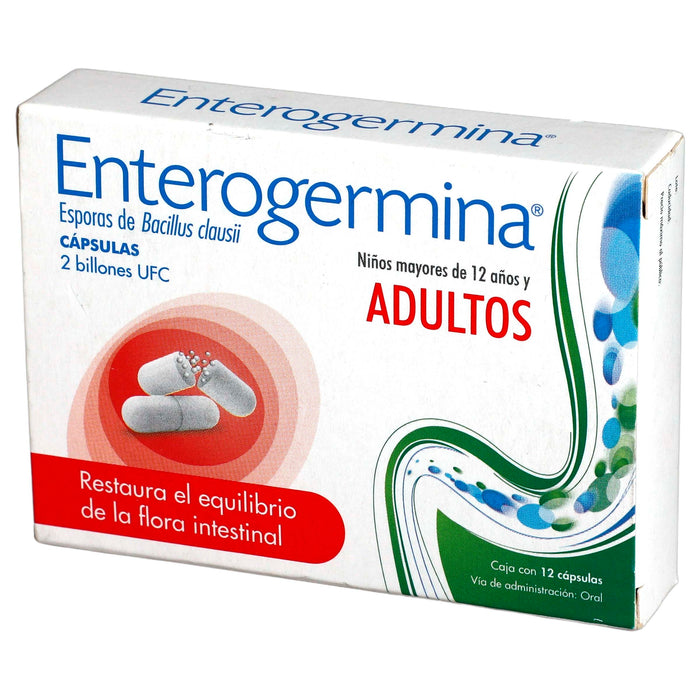 Enterogermina 2 Billones Ufc Con 12 Capsulas (Bacillus Clausii) 3 - 3664798044591