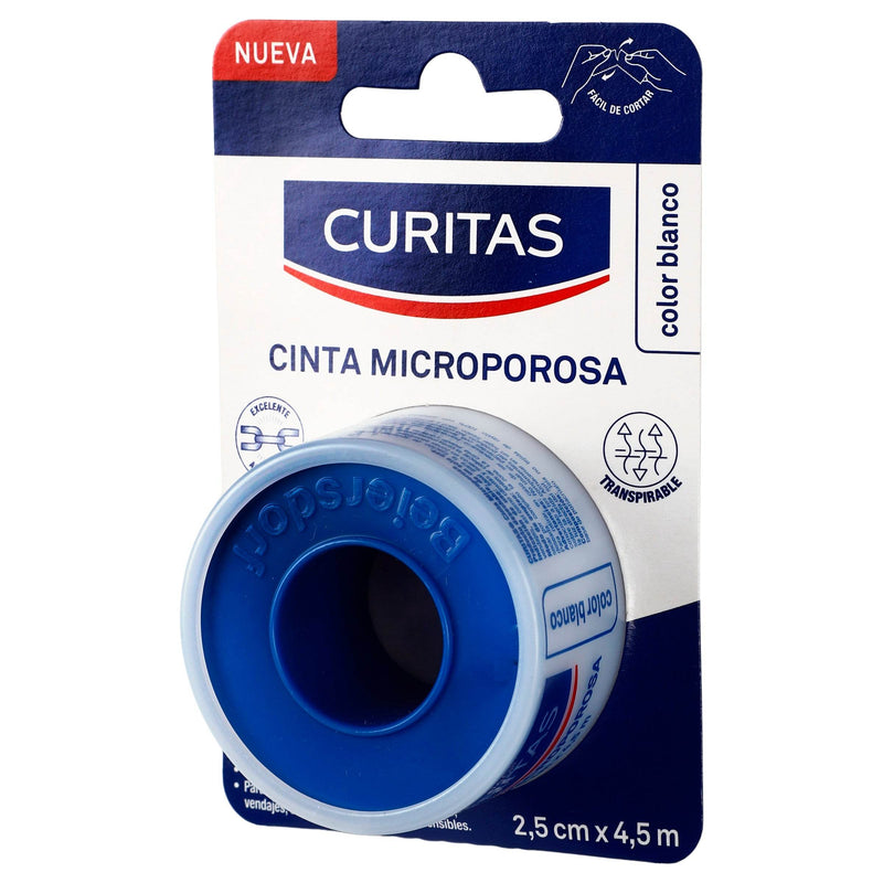 Cinta Microporosa Curitas Blanco 2.5Cmx4.5M - WeCare Pharma