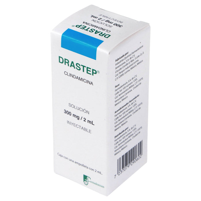 Drastep 300Mg/2Ml 3.5Ml Con 1 Ampulas (Clindamicina) - WeCare Pharma