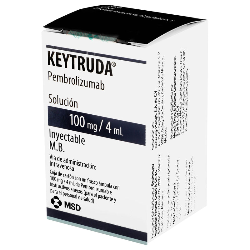 Keytruda Frasco 100Mg/4Ml Con 1 Ampulas (Pembrolizumab) - WeCare Pharma