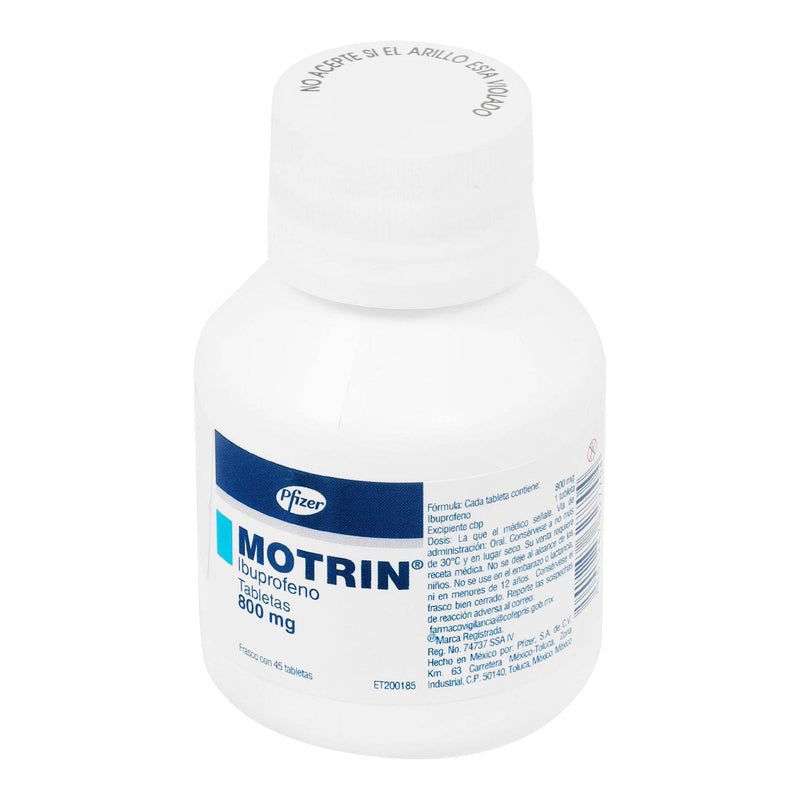 Motrin 800Mg Con 45 Tabletas (Ibuprofeno) - WeCare Pharma