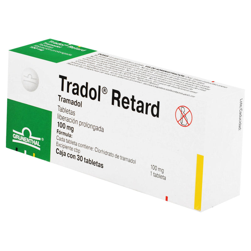 Tradol Retard 100Mg Con 30 Tabletas (Tramadol) - WeCare Pharma