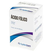 Acido Folico 5Mg Con 20 Tabletas - WeCare Pharma