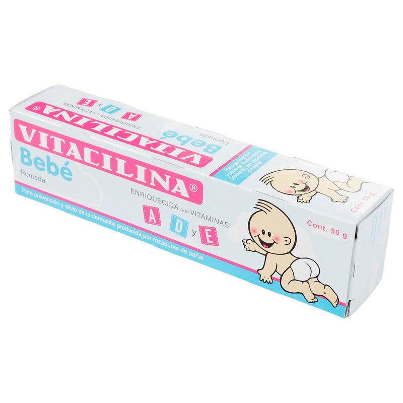 Vitacilina Bebe Pomada 25G 50G (Vitamina A,D,E/Oxido De Zinc) - WeCare Pharma