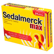 Sedalmerck Max 650Mg/65Mg Con 24 Tabletas (Paracetamol/Cafeina) - WeCare Pharma