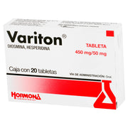 Variton 450Mg/50Mg Con 20 Tabletas (Diosmina/Hesperidina) - WeCare Pharma