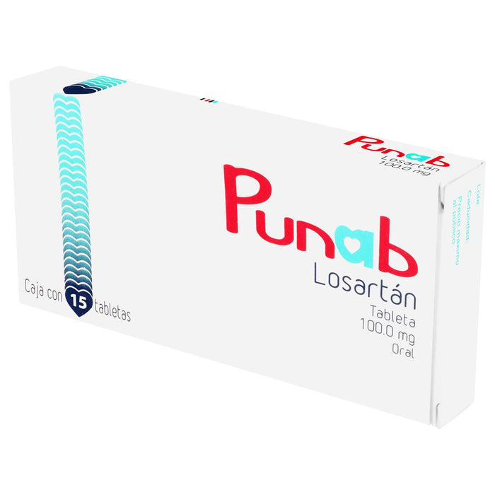 Punab 100Mg Con 15 Tabletas (Losartan) - WeCare Pharma