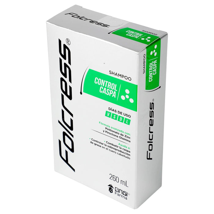 Folcress Shampoo Control Caspa 260Ml - WeCare Pharma