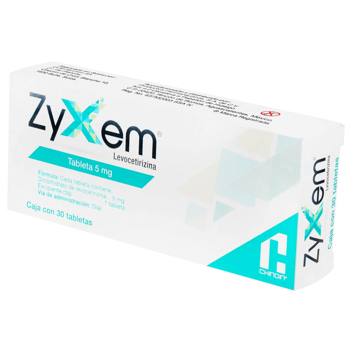 Zyxem (Levocetirizina) Tabletas 5Mg Con 30 - WeCare Pharma