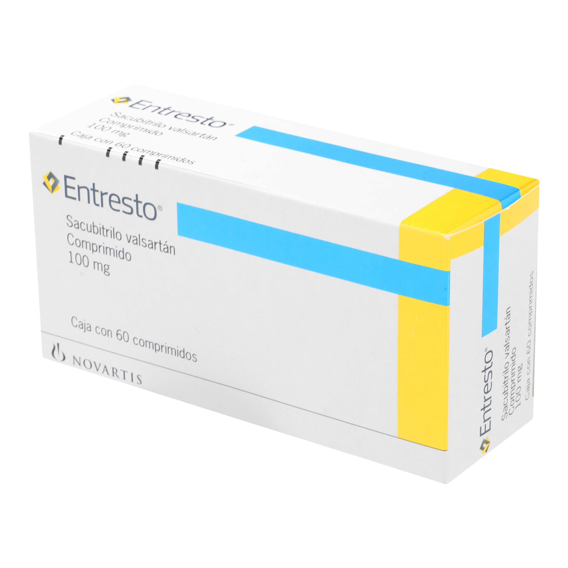 Entresto 100Mg Con 60 Comprimidos (Sacubitrilo Valsartan) 3 - 7501124819224