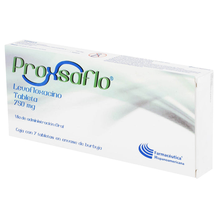 Proxsaflo 750Mg Con 7 Tabletas (Levofloxacino) - WeCare Pharma