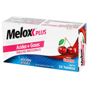 Melox Plus 200Mg Con 50 Tabletas (Aluminio/Magnesio/Simeticona) - WeCare Pharma