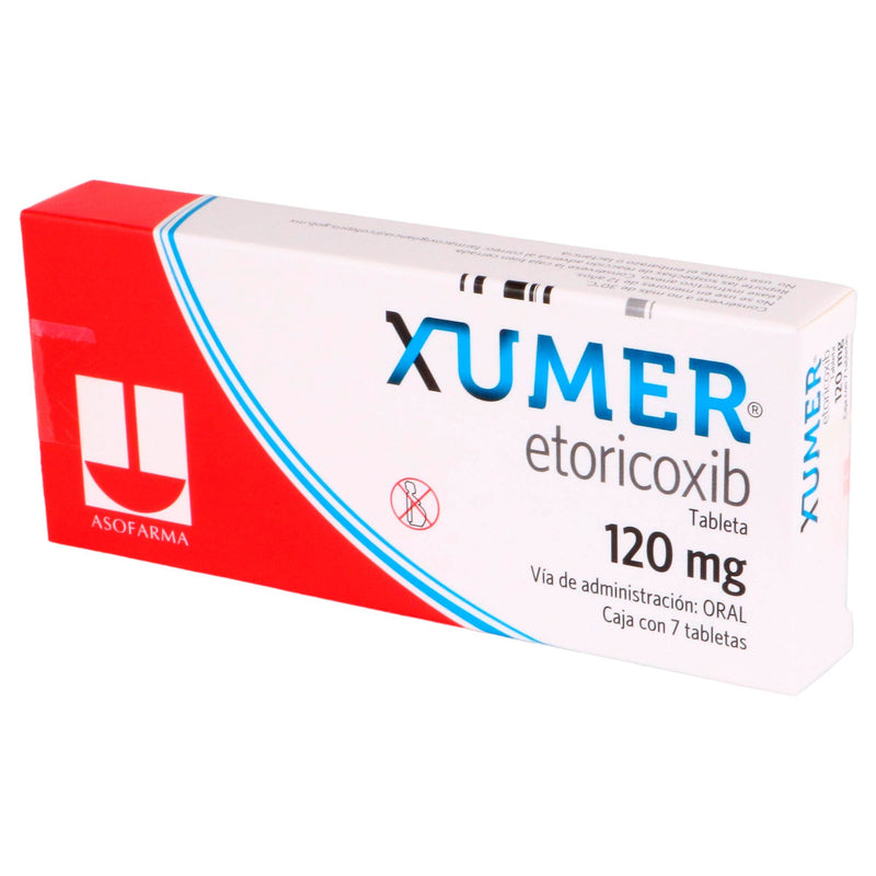 Xumer 120Mg Con 7 Tabletas (Etoricoxib) - WeCare Pharma