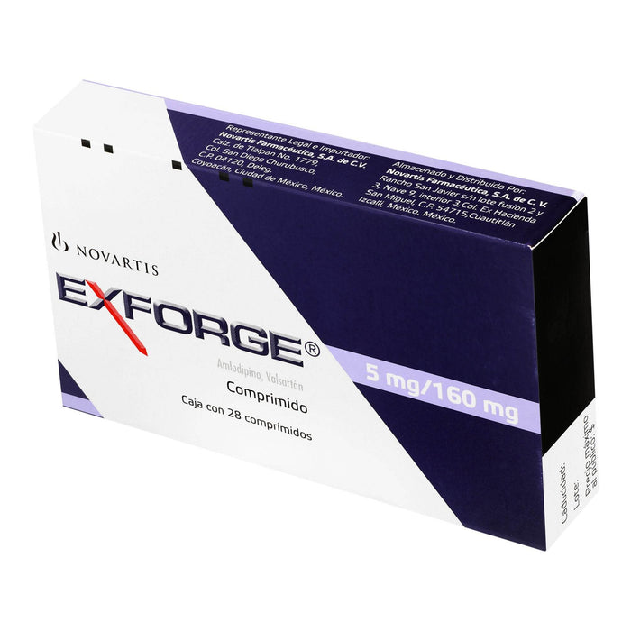 Exforge 5Mg/160Mg Con 28 Comprimidos (Amlodipino/Valsartan) - WeCare Pharma