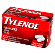 Tylenol 500Mg Con 40 Tabletas (Paracetamol) - WeCare Pharma