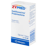 Zypred Gotas 0.3%/1% 6Ml (Gatifloxacino/Prednisolona) - WeCare Pharma