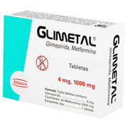 Glimetal 4/1000Mg Con 30 Tabletas (Glimepirida/Metformina) - WeCare Pharma